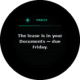 OracleReplyCard