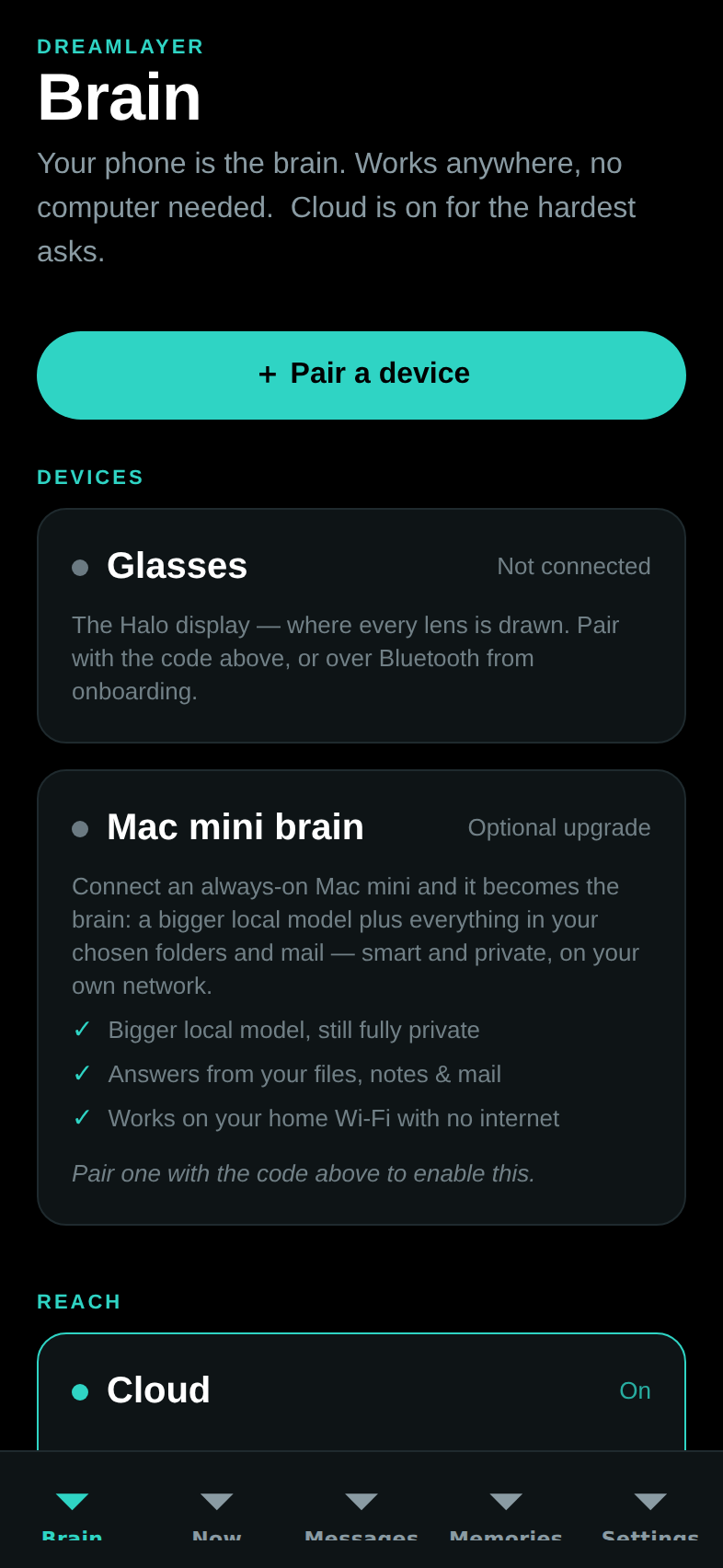 Brain tab